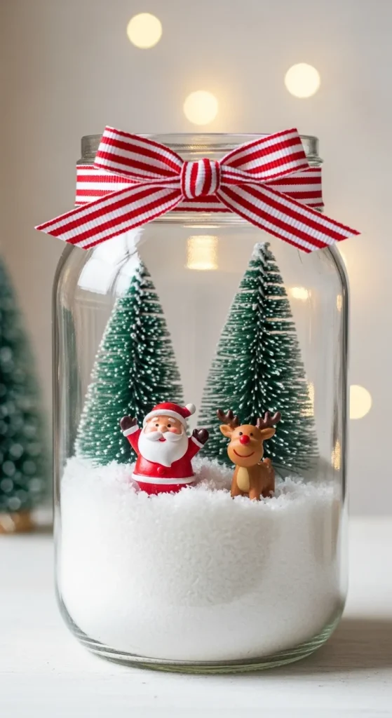 DIY Snow Globe Centerpiece