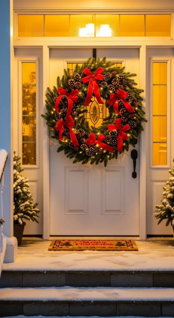 Decorate Your Front Entry with a Classic Wreath