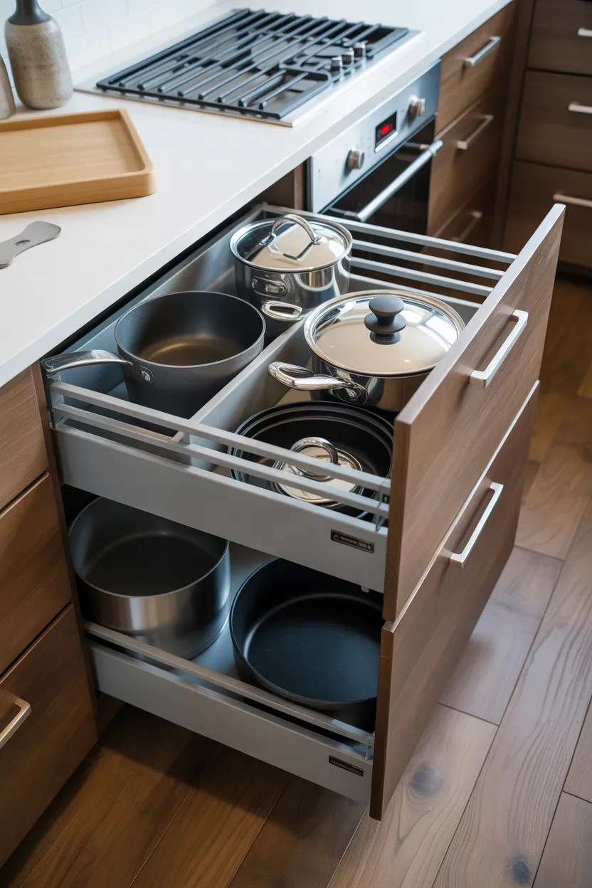 Deep Drawer Organizers for Pots & Pans