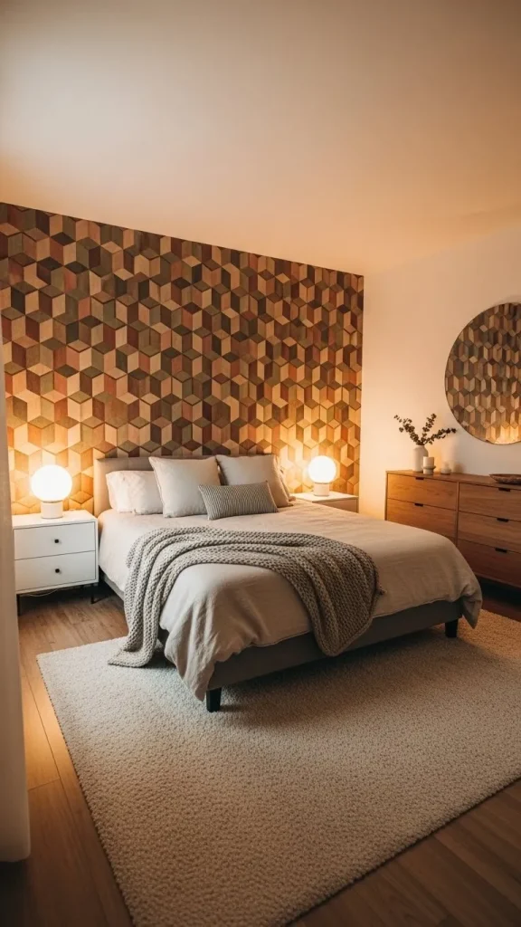 Dramatic Wallpaper Accent Wall