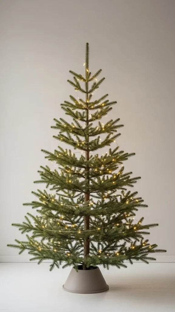  Embrace the Minimalist Christmas Tree