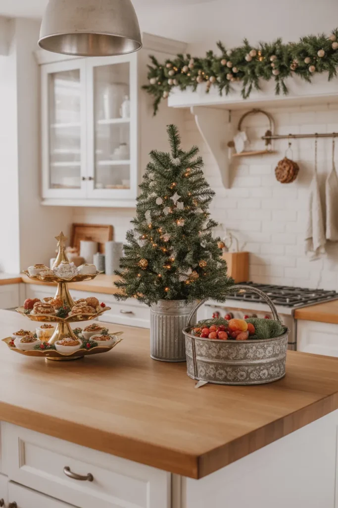 Eye-Catching Christmas Displays on Kitchen
