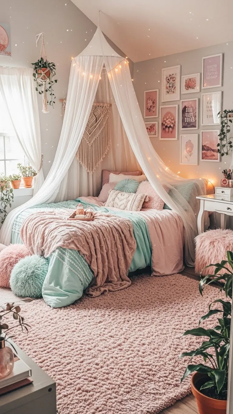 Feminine and Aesthetic Attic Bedrooms