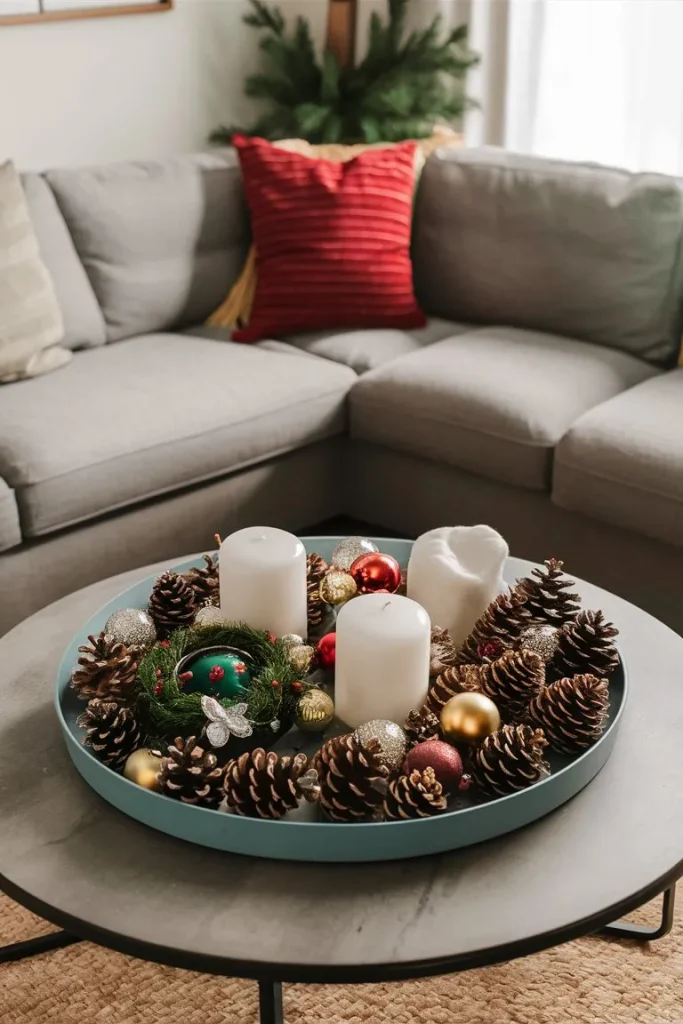 Festive Coffee Table Tray
