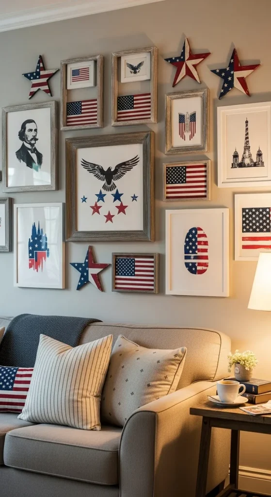 Flag-Waving Wall Art