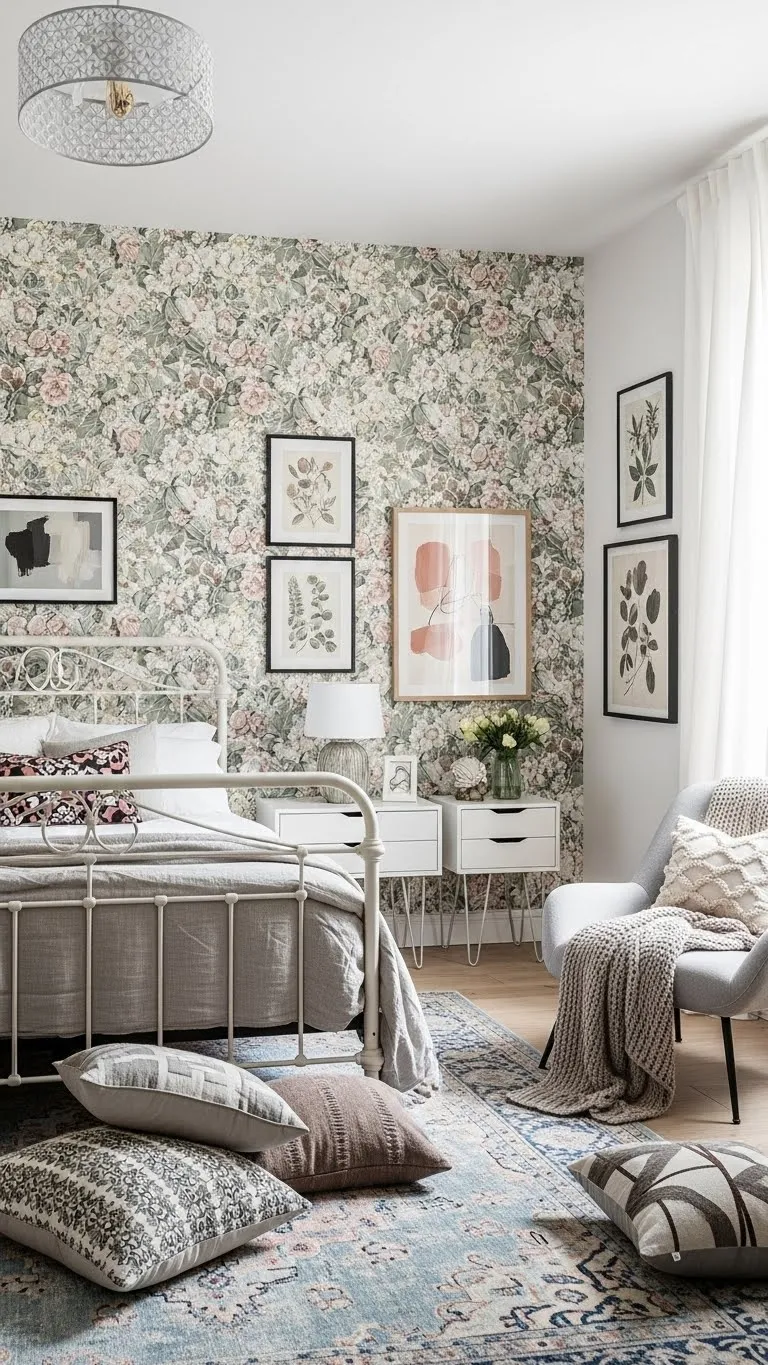 Floral Wallpaper for Classic Charm