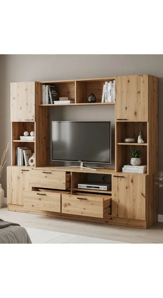 Functional Bedroom TV Units with Ample Storage