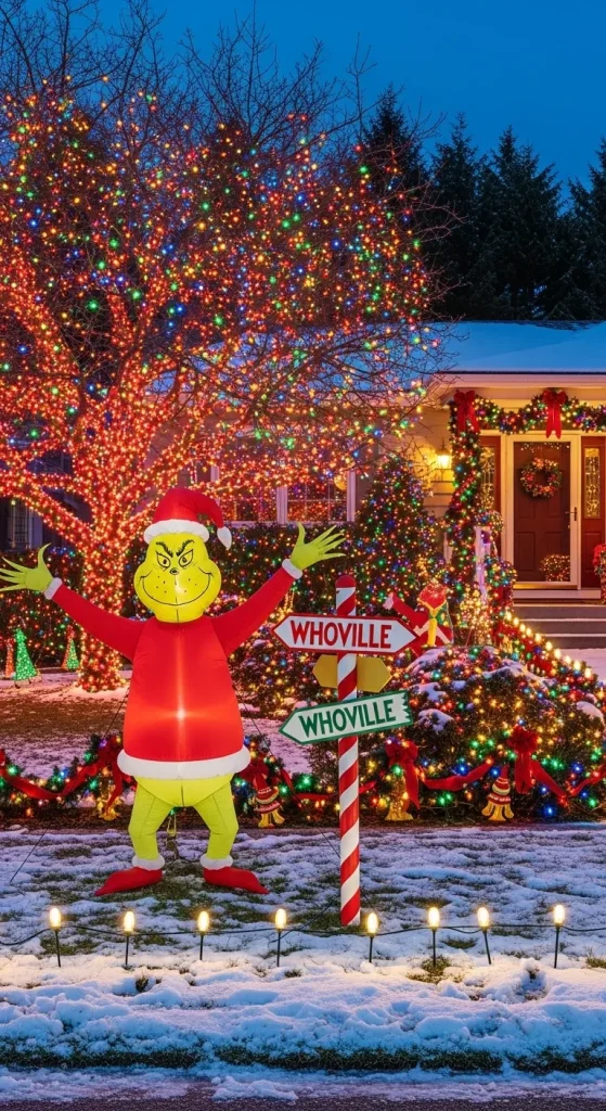 Grinch Christmas Decorations for Your Outdoor Space