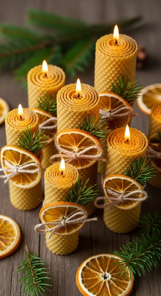 Handmade Beeswax Candles – Natural Glow