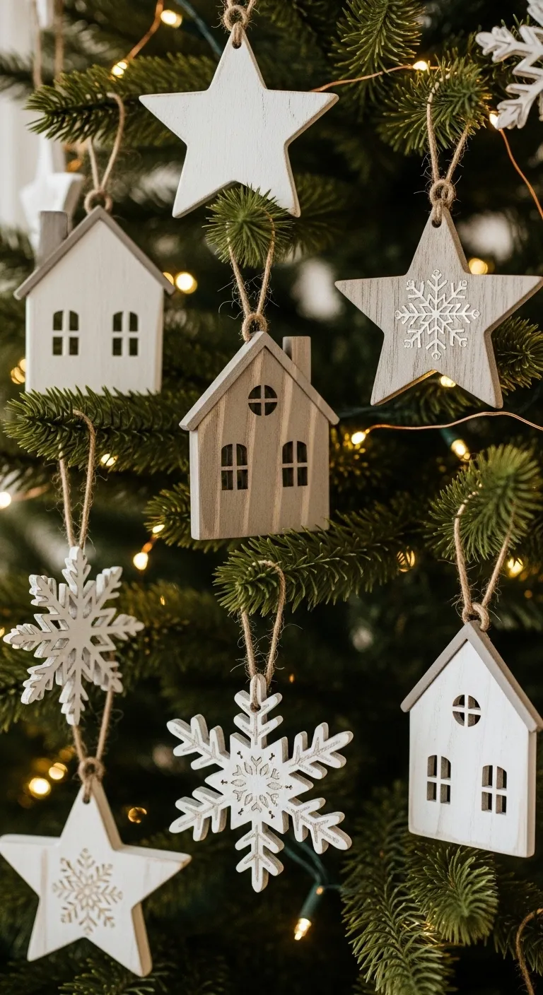 Hand‑Carved Wooden Ornaments