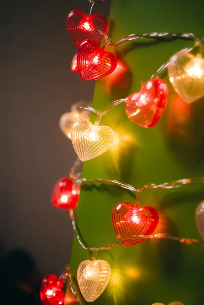 Heart-Shaped Fairy Lights