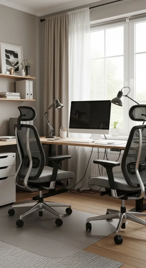 Home Office with Ergonomic Setup 7 11zon