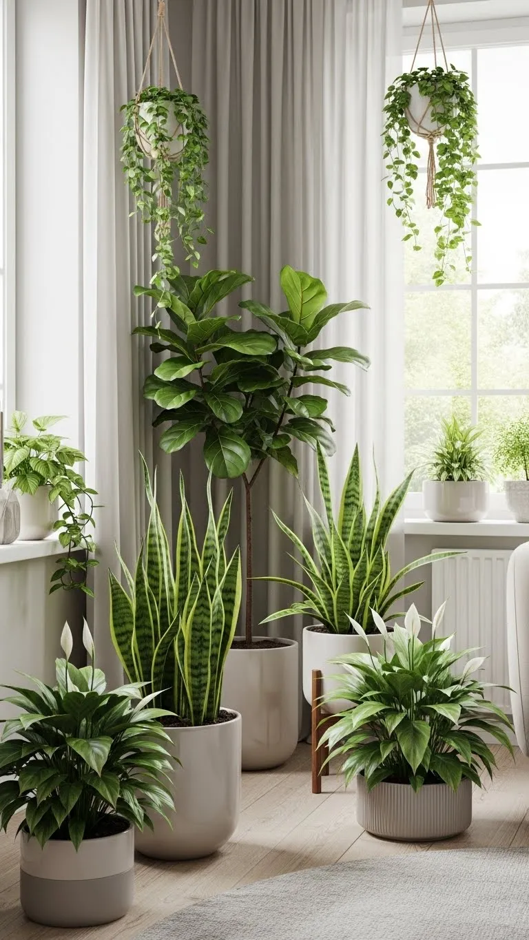 Master Bedrooms Decor: 14 Essential Tips for a Stylish and Functional Space 16 Incorporate plants for freshness and air quality