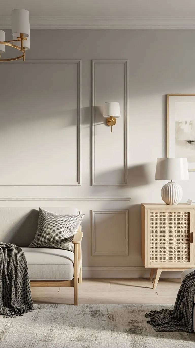 Master Bedrooms Decor: 14 Essential Tips for a Stylish and Functional Space 6 Install wall moldings for subtle architectural interest