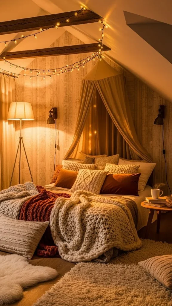 ayered Textures and Warm Lighting