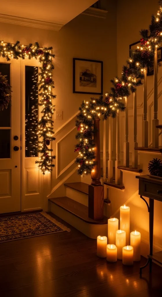 Light Up Your Entryway with String Lights
