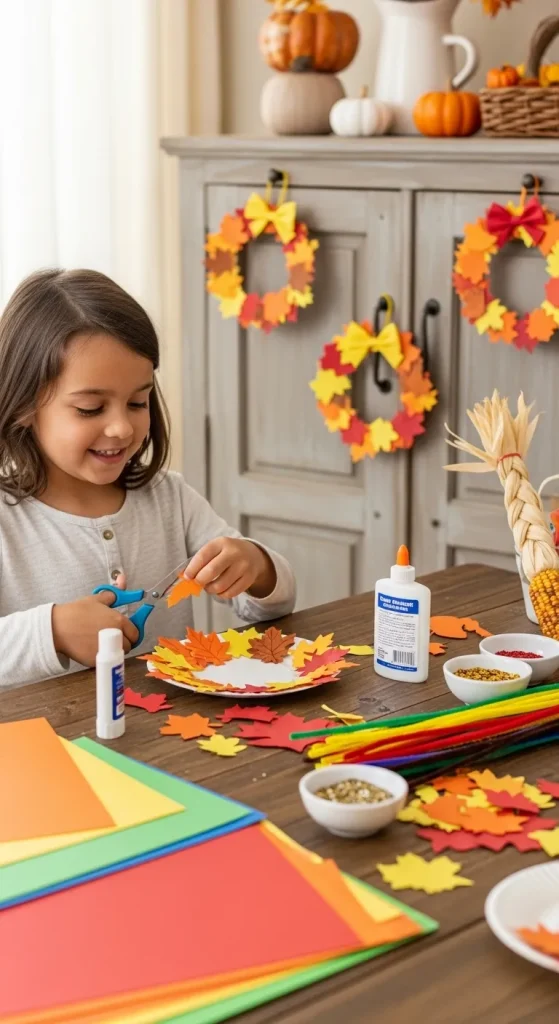 9 Cute & Creative Thanksgiving Crafts Preschoolers Can Make for Cozy Home Décor 11 Mini Thanksgiving Wreaths to Hang on Every Door