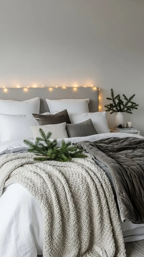 Modern Christmas Bedroom Decor 23 11zon