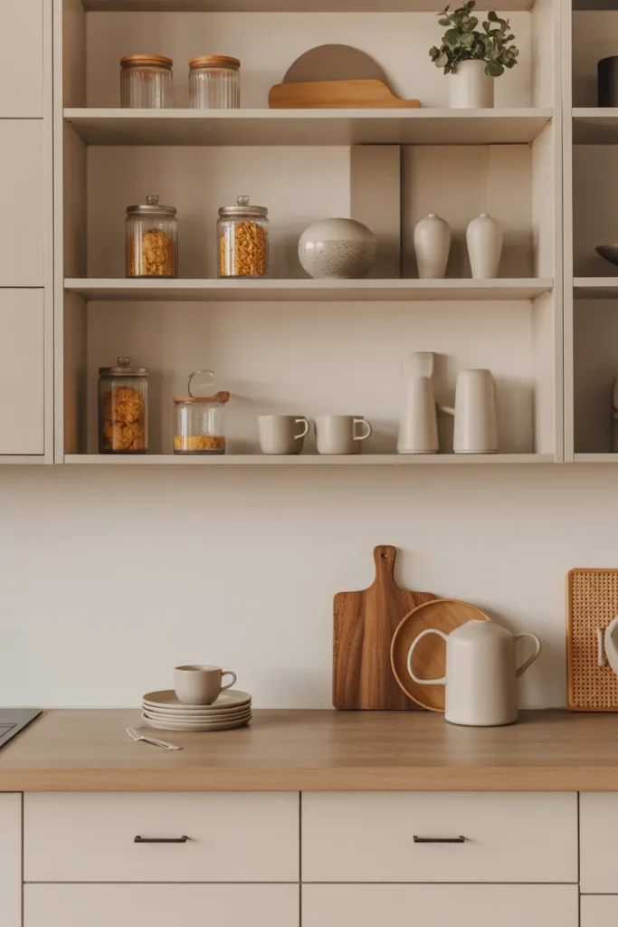 Open Shelving for Decor & Storage