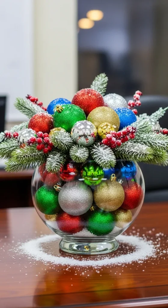Ornament Bowl Centerpiece