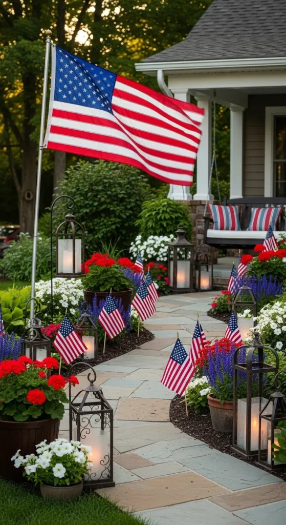 Outdoor Flag Display