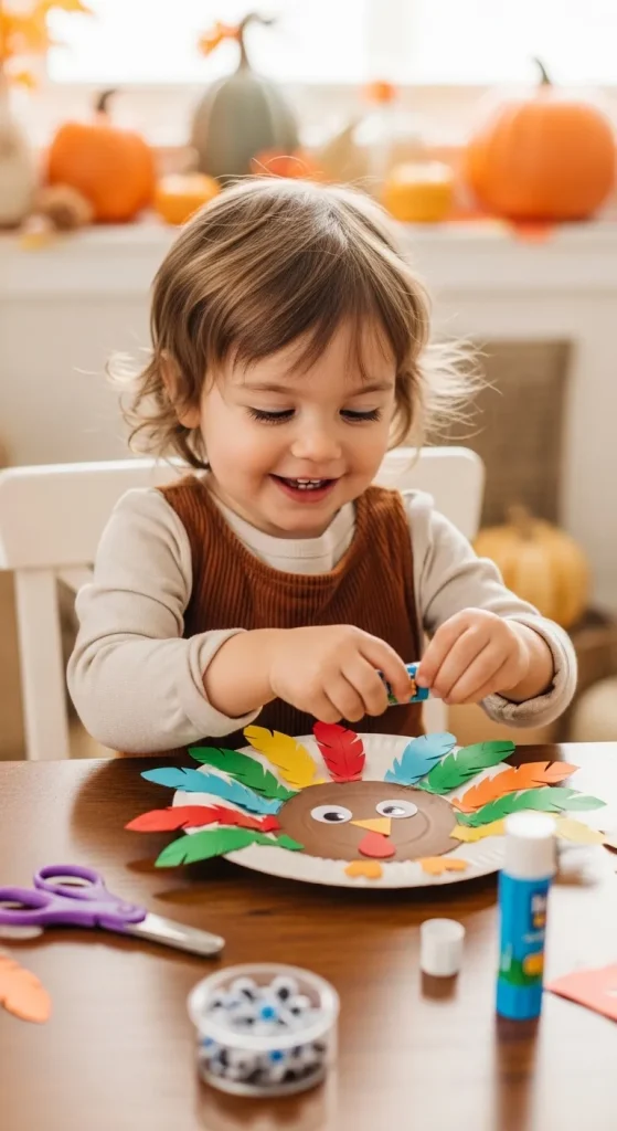 Paper Plate Turkey Craft