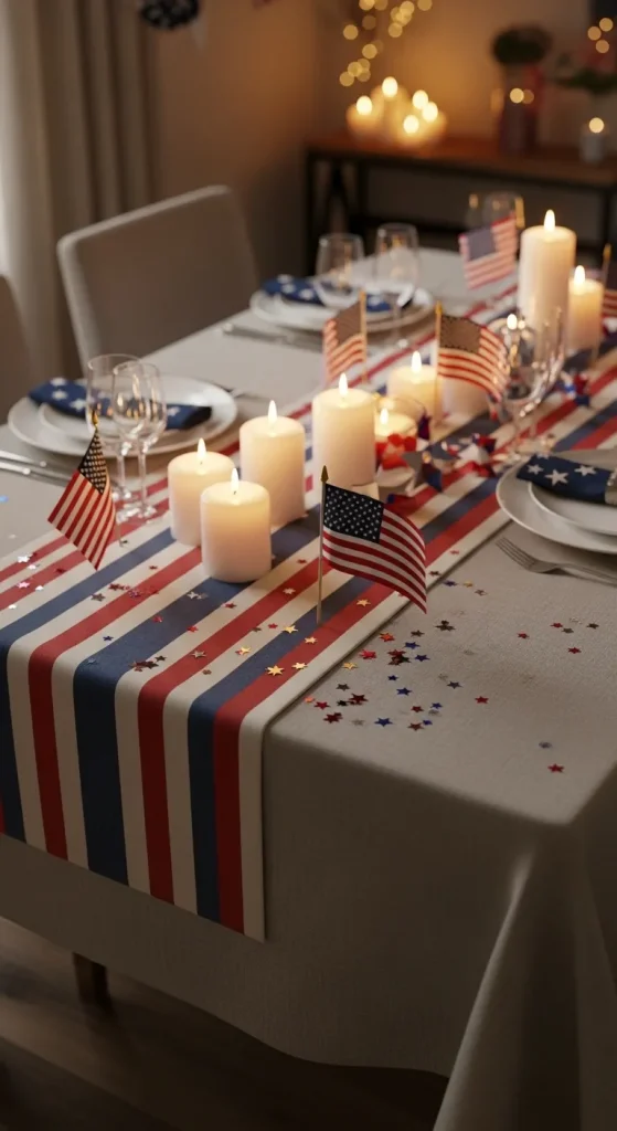 Patriotic Table Runner Magic