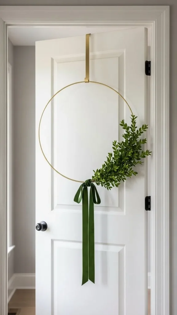 Single Accent Wreath Statement
