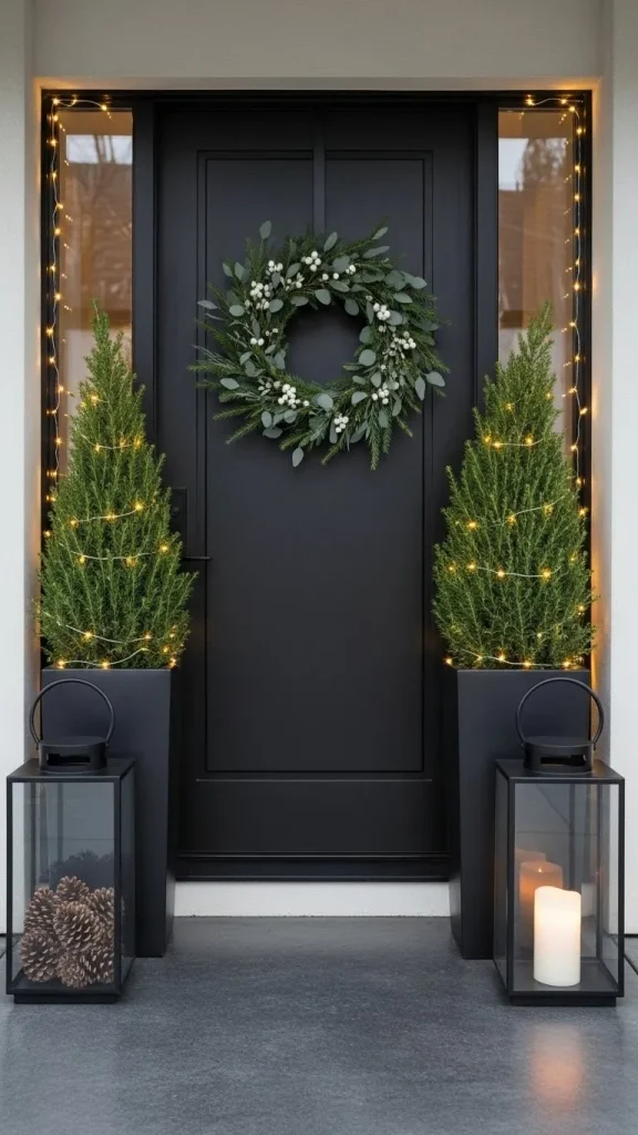 Sophisticated Modern Outdoor Entryway