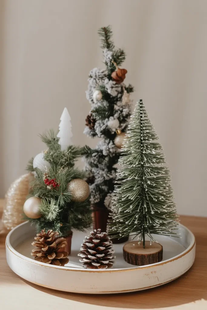  Style with Mini Christmas Trees