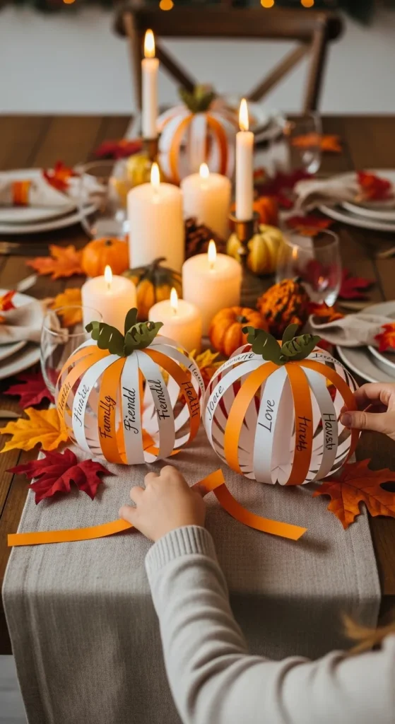9 Cute & Creative Thanksgiving Crafts Preschoolers Can Make for Cozy Home Décor 9 Thankful Paper Pumpkins to Display on Your Table