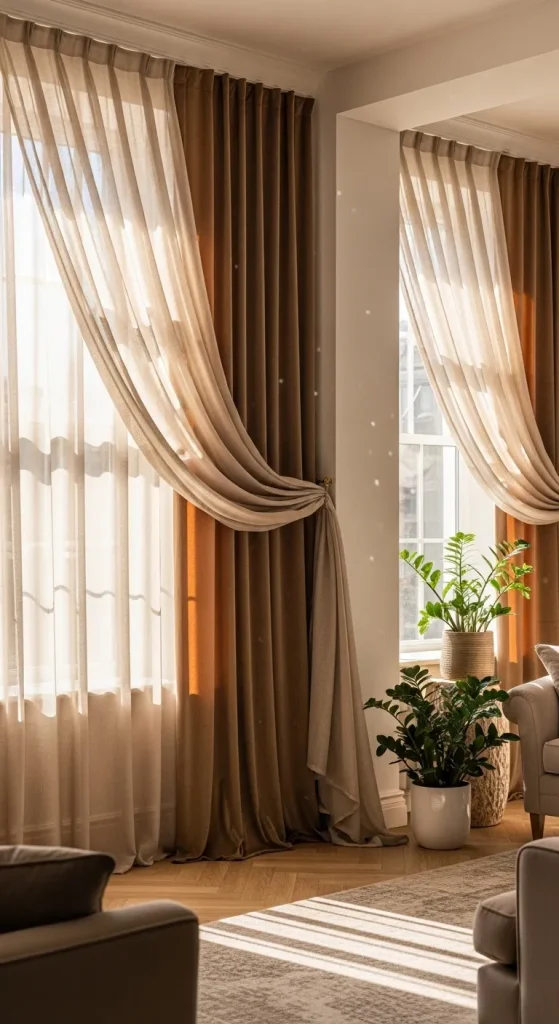  Use Soft Curtains for a Gentle Look
