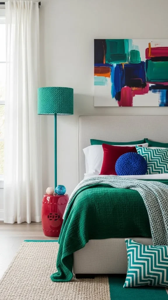 Vibrant Color Pops for Playful Spaces