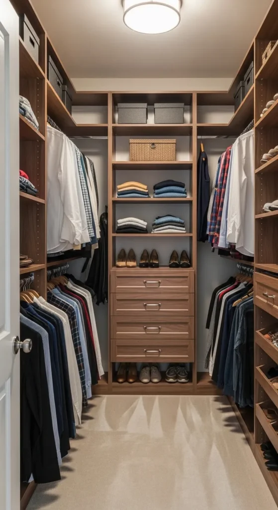 Walk in Closet with Custom Shelving 16 11zon