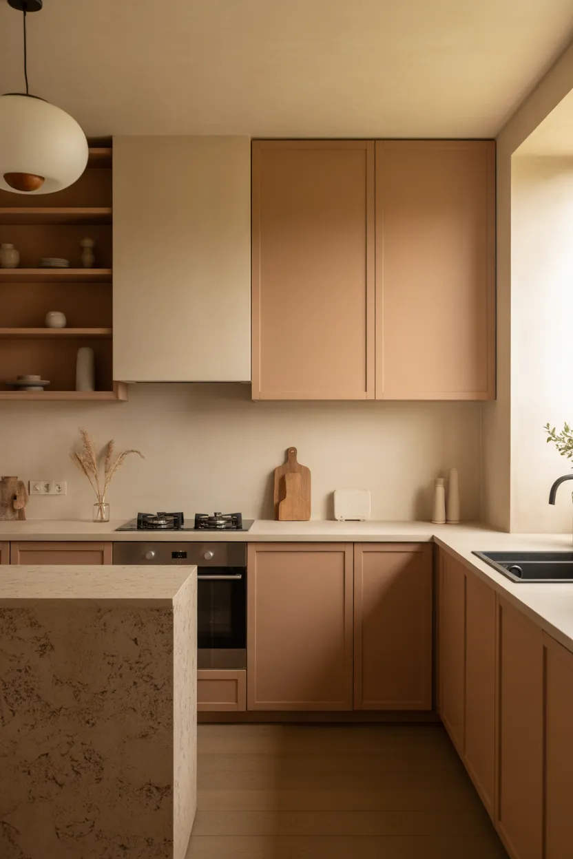  Warm Taupe and Cream Blend