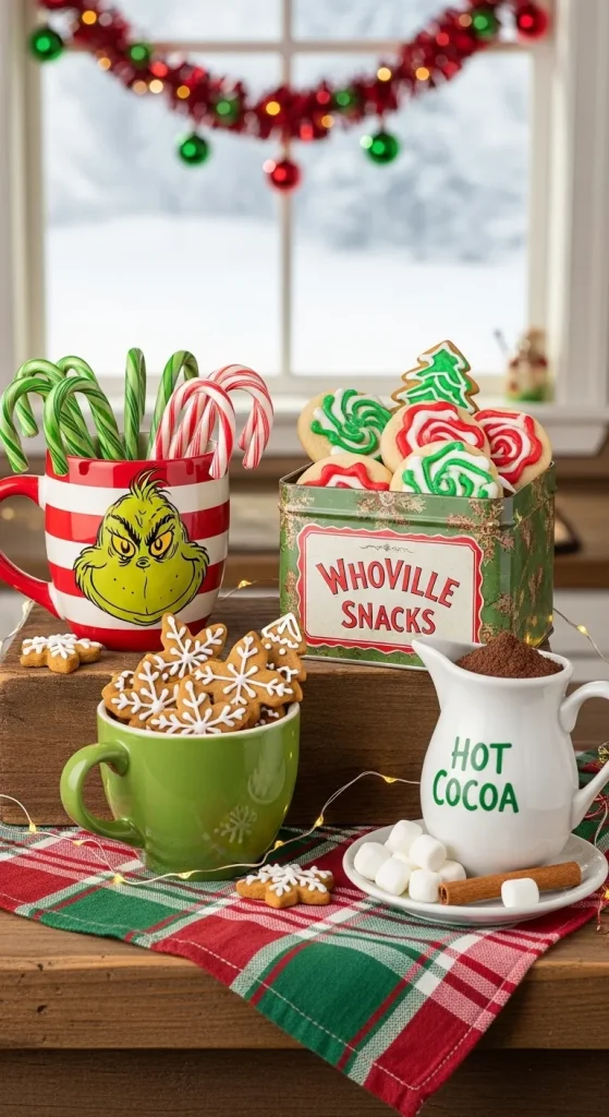 Whoville-Inspired Snack Station