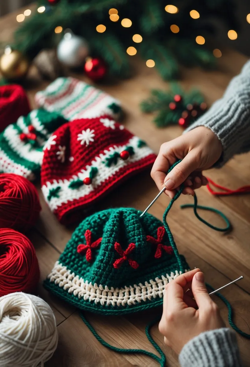  Crochet Christmas Hats