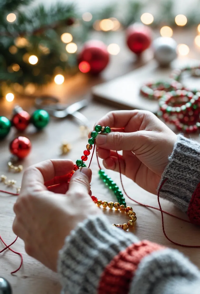 Beaded Holiday Garland