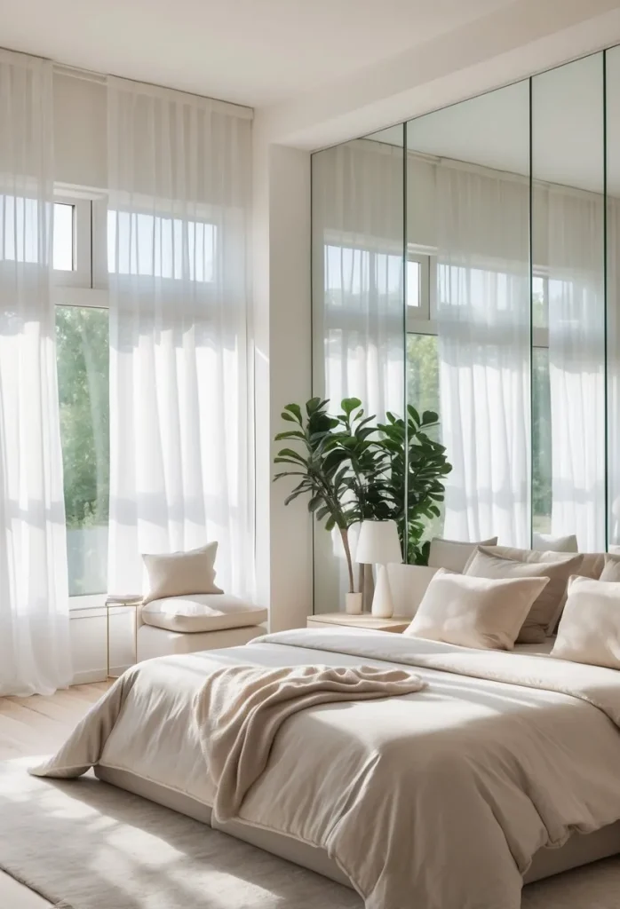 Use mirrors to enhance natural light and create space