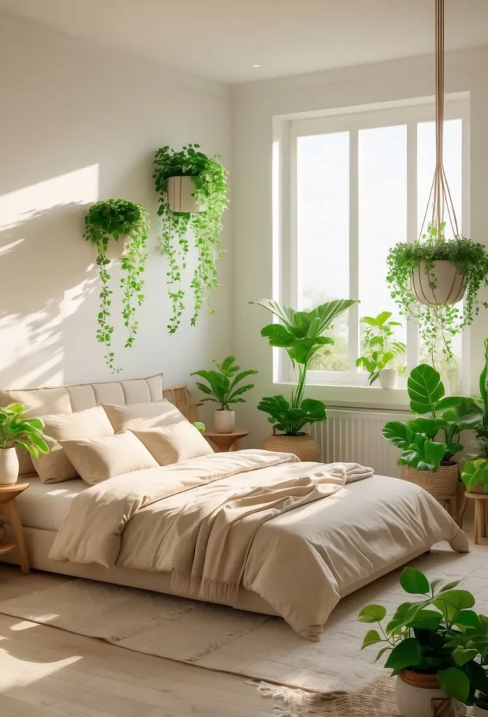  Incorporate plants to improve air quality and ambiance