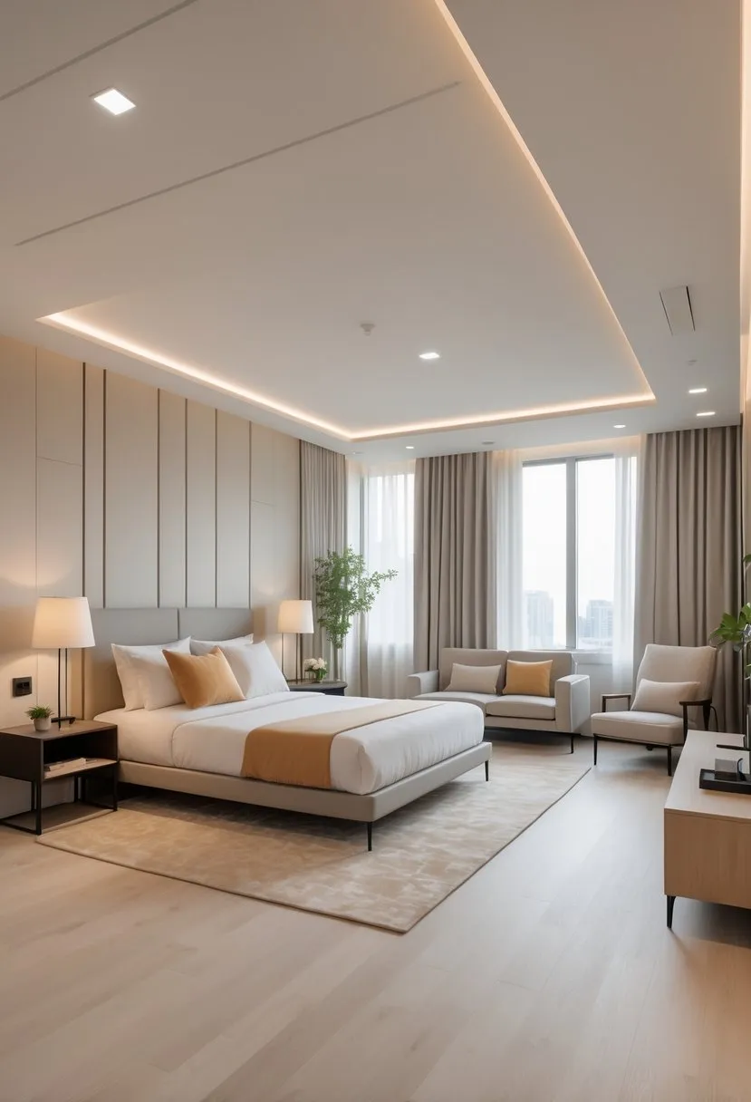  Opt for a king-size bed to maximize comfort for two