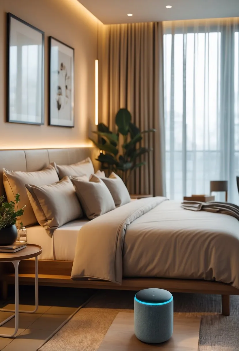  Integrate technology like smart speakers subtly