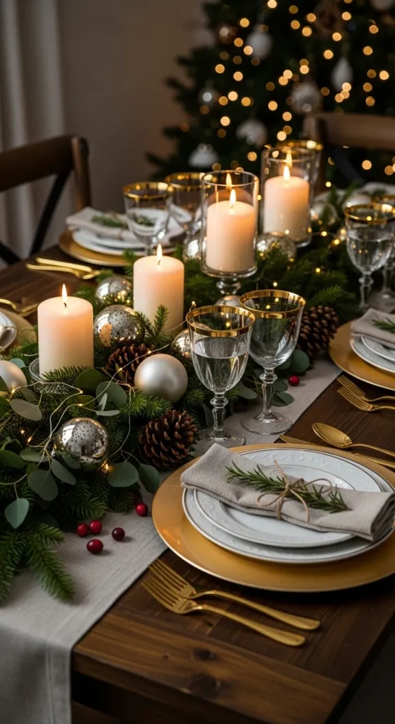 Festive Christmas Centerpieces for Table That Create a Warm & Inviting Holiday Look 2 christmas centerpieces for table