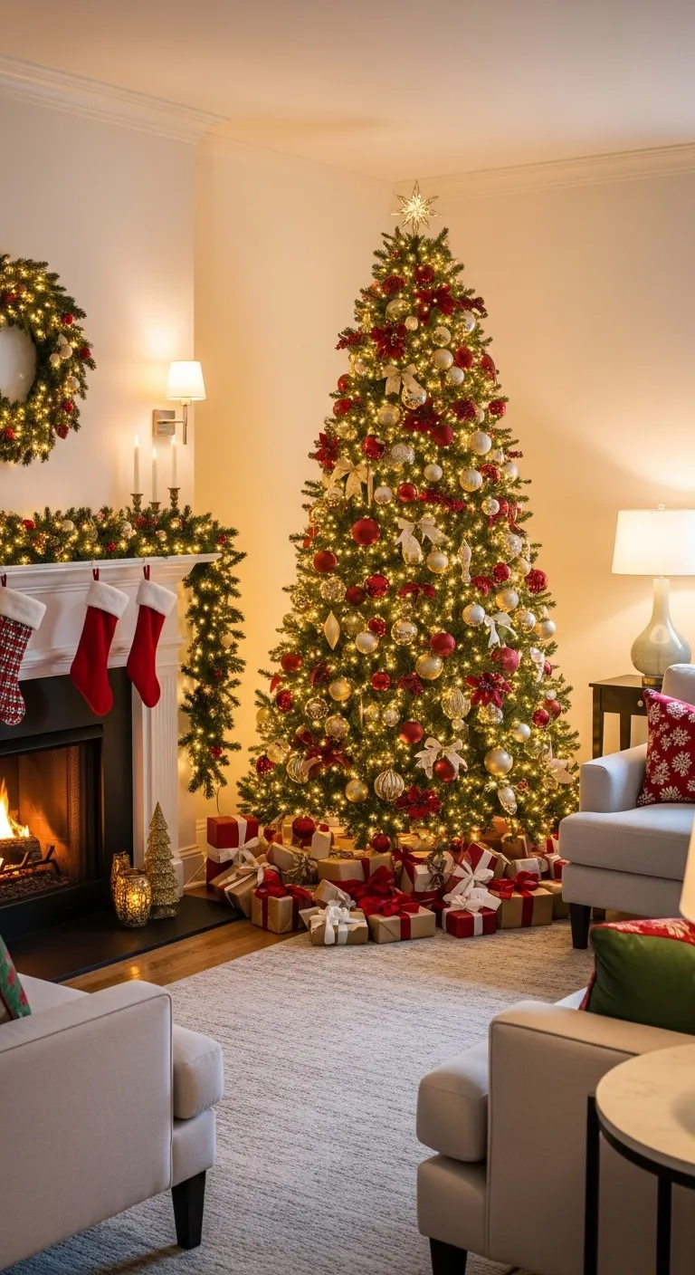 christmas livingroom