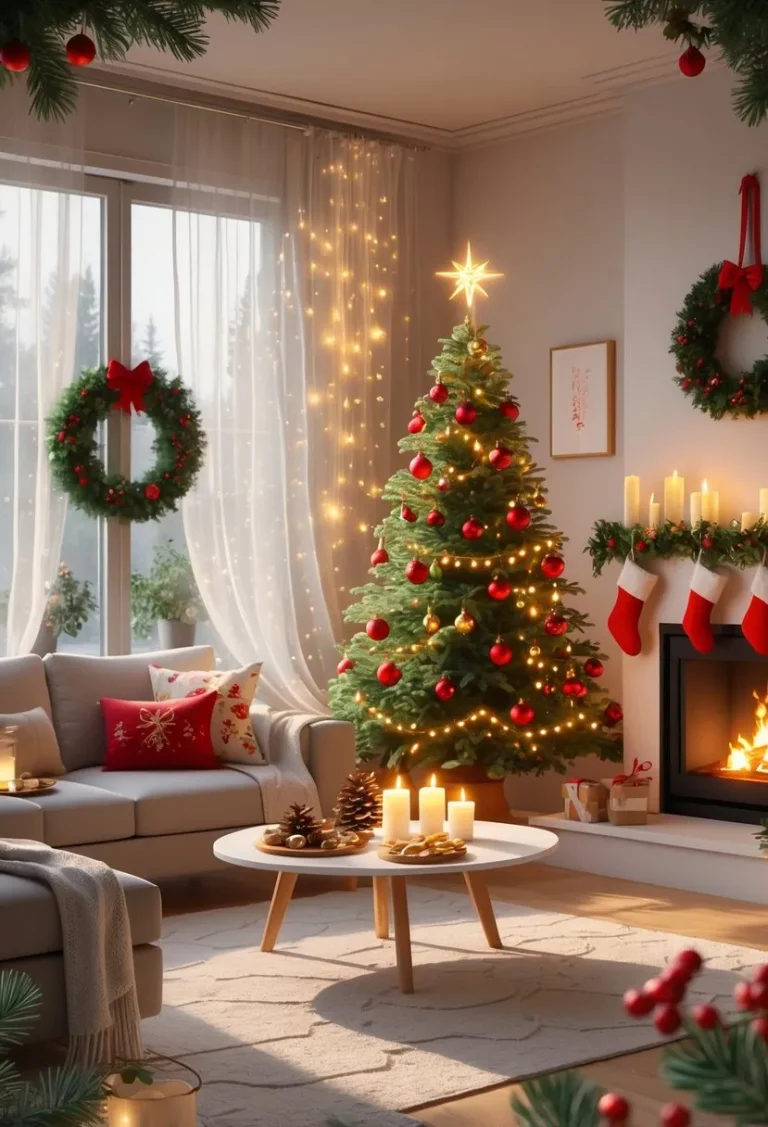 christmas apartment decor