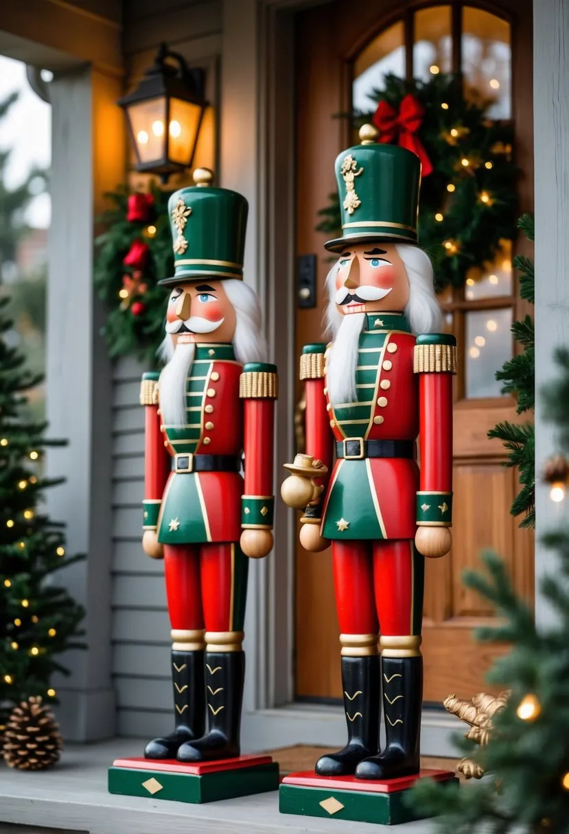 Vintage lanterns with flameless candles inside