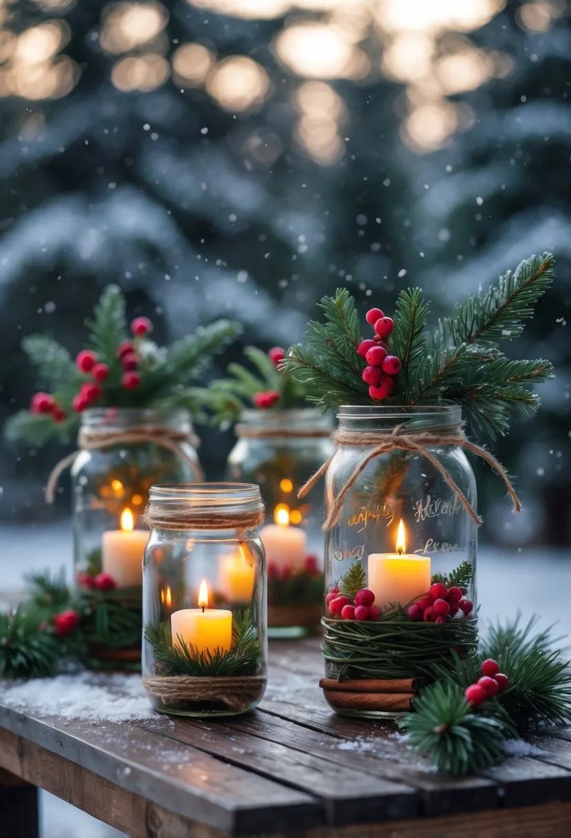  Create DIY lanterns with mason jars