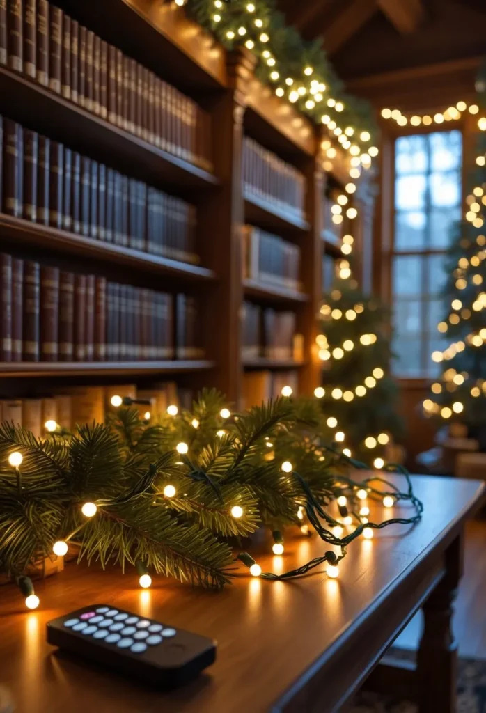 Radiant string lights with remote controller