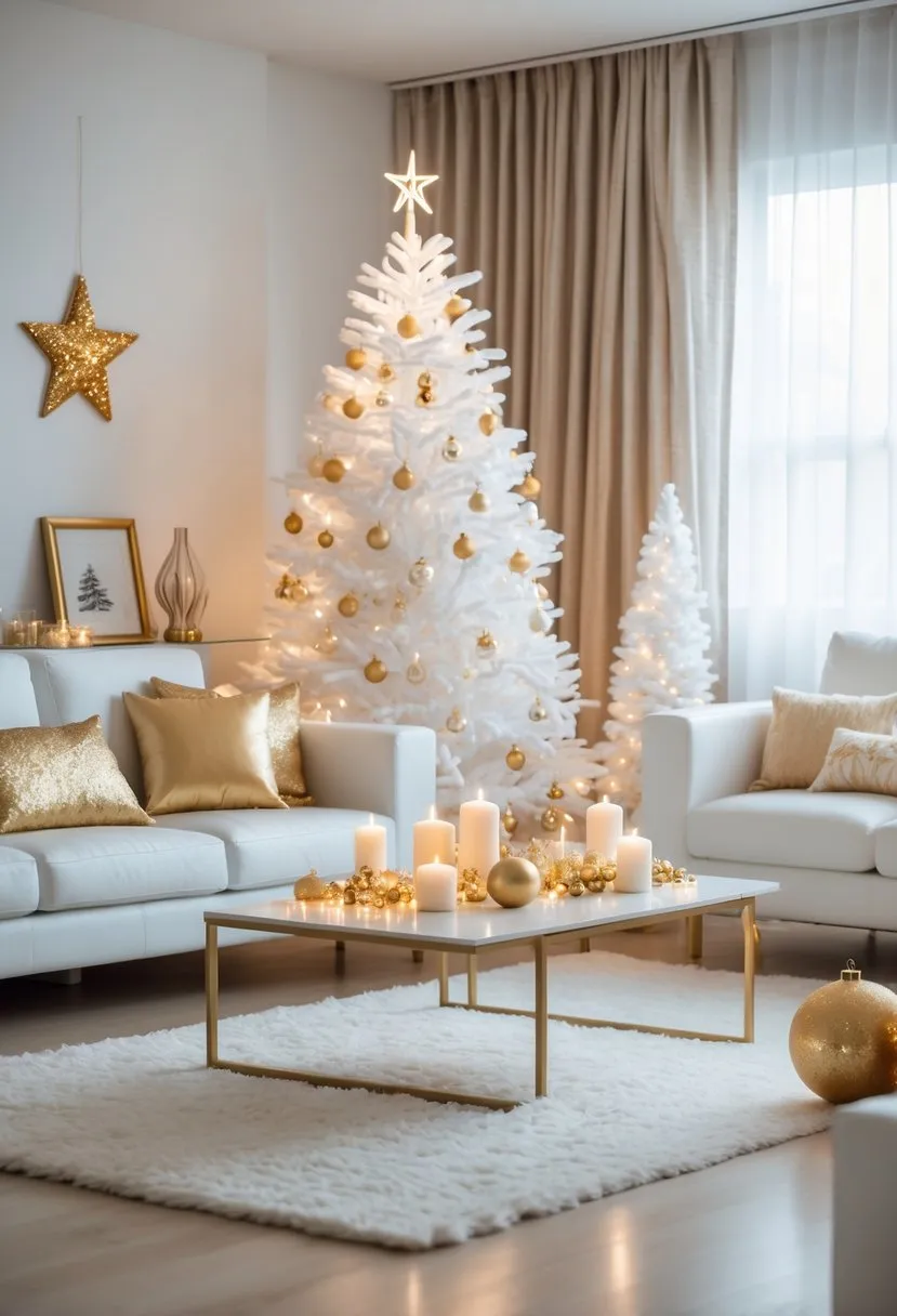 Minimalist White and Gold Theme