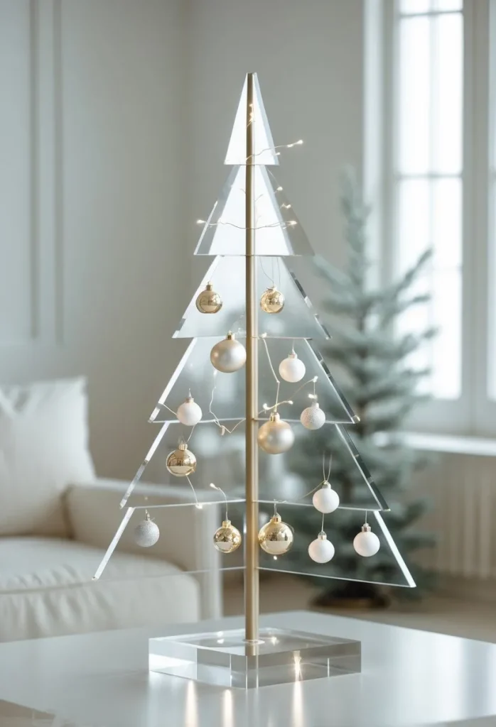 Modern acrylic minimalist tree